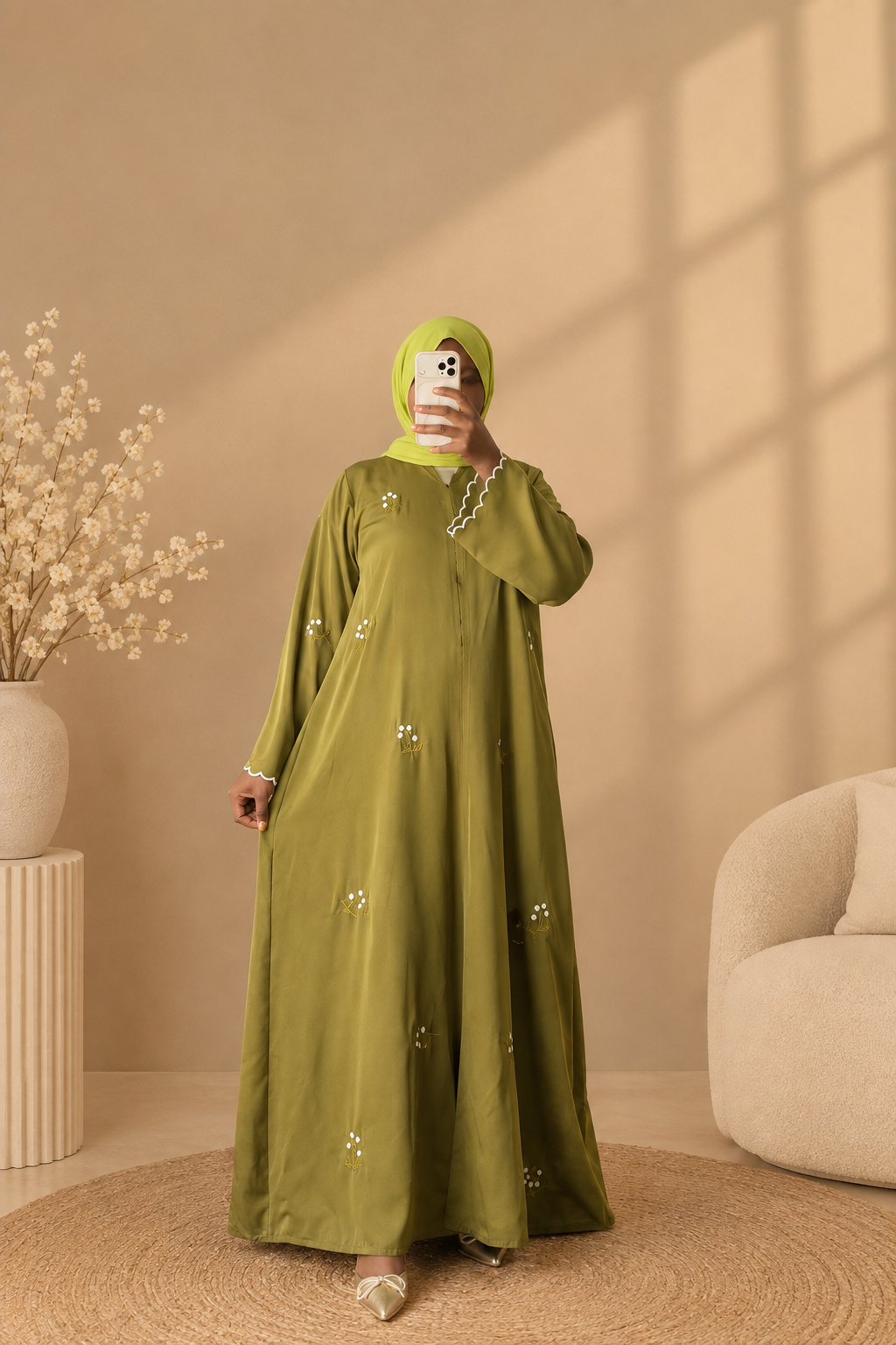 ZAHRA EMBROIDERED ABAYA