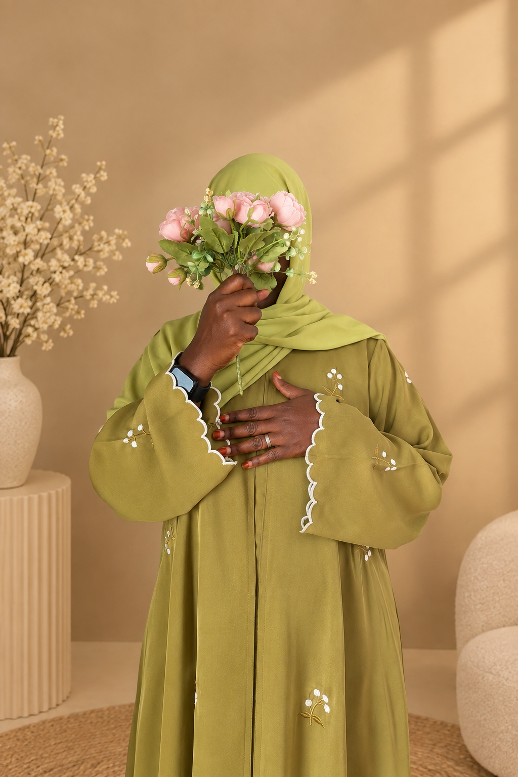 ZAHRA EMBROIDERED ABAYA