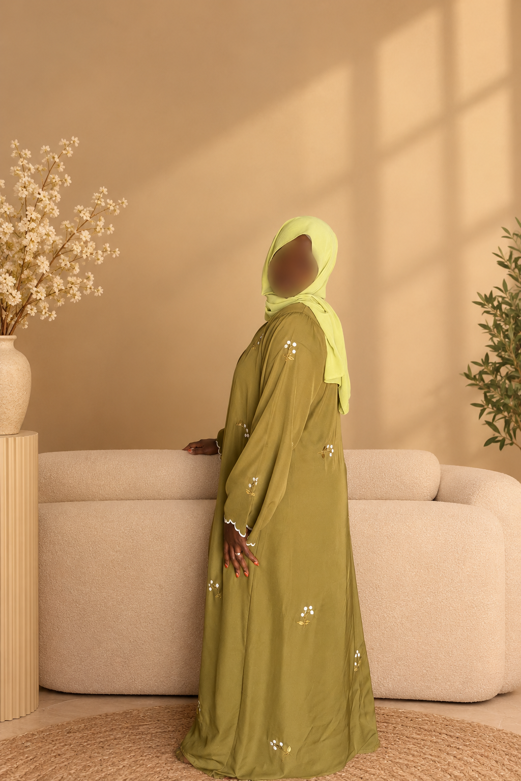 ZAHRA EMBROIDERED ABAYA