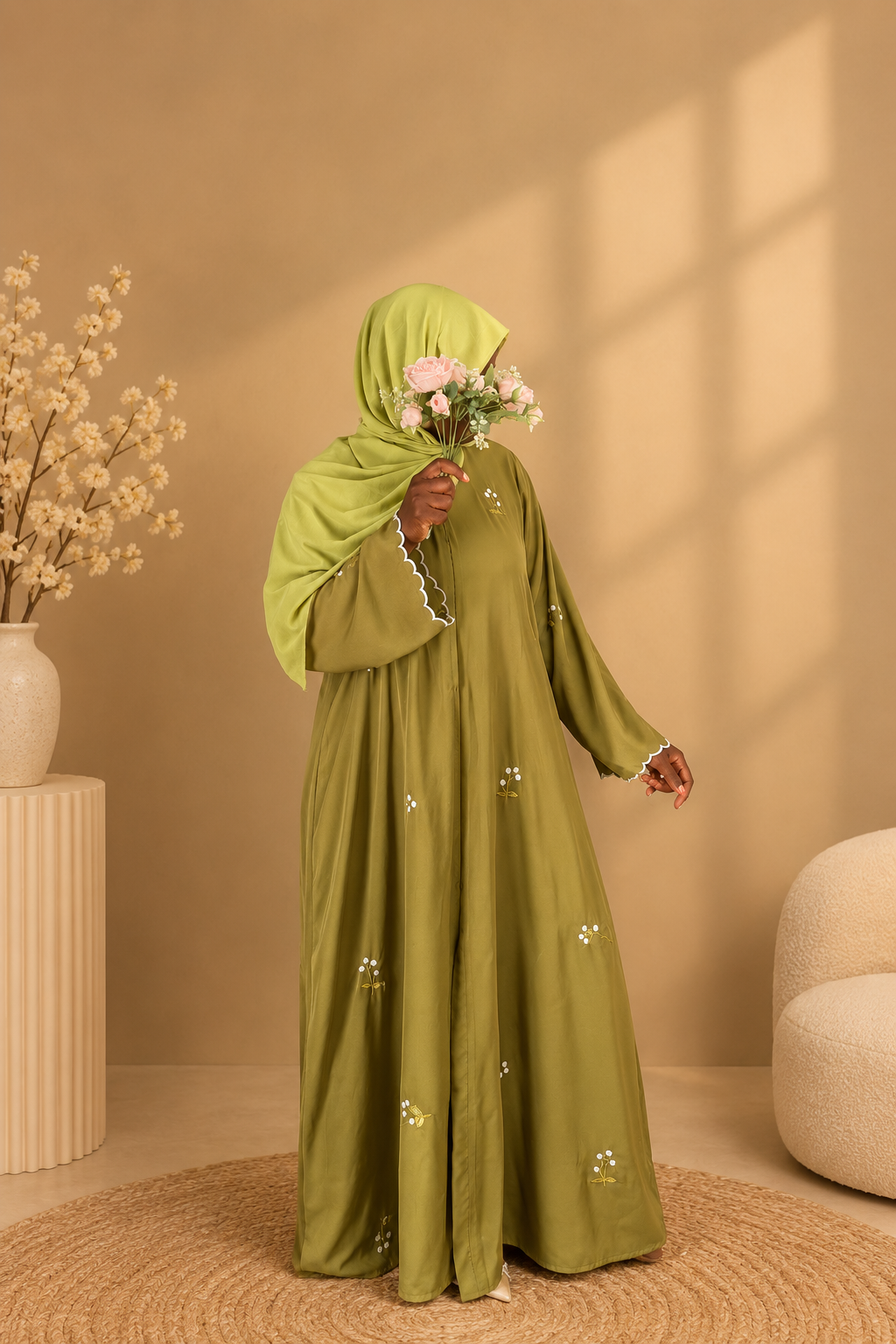 ZAHRA EMBROIDERED ABAYA